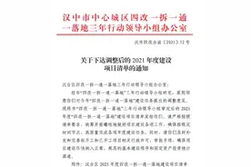 一天一变看汉台｜名单出炉！汉台区18个棚改项目开工图片