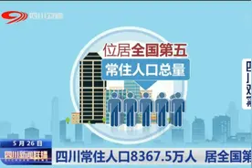 四川新闻联播丨四川常住人口8367.5万人 居全国第五图片