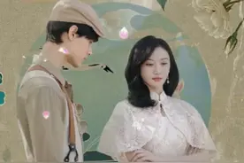 梦幻联动！景甜利路修合体拍民国风大片 初次见面景甜就开起陕西话培训课图片