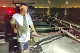 中山海洋执法支队重拳出击 查处2艘涉嫌违法采砂船只图片