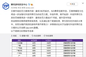 王者荣耀将外挂作弊行为最低处罚力度提升至180天图片