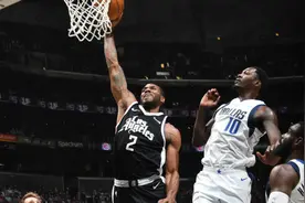 伦纳德准三双东契奇46+14 快船淘汰独行侠图片