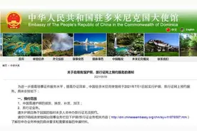 驻多米尼克使馆启用护照、旅行证网上预约服务图片