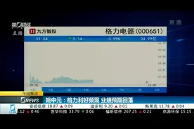 员工半价认购 格力股价应声大跌 姚中元： 格力业绩预期回落视频封面