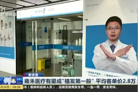雍禾医疗有望成“植发第一股”  平均客单价2.8万视频封面