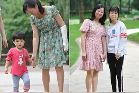 十年后，徒手接女童的“最美妈妈”和被救女孩图片