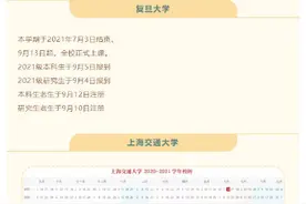 暑假来了！新学期还会远吗？沪上40所高校放假和开学时间公布图片