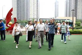市民巡访团打卡槐荫看西兴变化图片