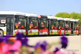 票价5元！库尔勒市环博斯腾湖旅游景区旅游公交专线正式通车图片