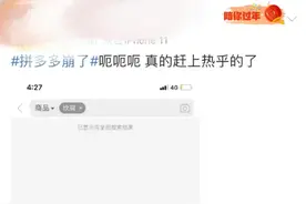 拼多多崩了登上热搜，目前已恢复正常图片