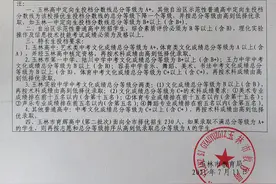 刚刚！玉林市2021年中考录取分数线公布图片