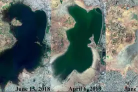 印度民众抗议缺水，警察用水枪驱逐，网友：早知道带个桶了图片