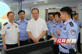 省政法队伍教育整顿“回头看”第三工作组对株洲市公安局开展检查验收图片