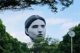 东京上空出现一张巨大的“脸”，这是什么“阴间设计”？图片