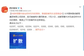 成铁局管内前往郑州方向的高铁、普速旅客列车全部停运图片