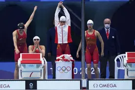 东京奥运会｜超越自己！中国队女子4×100米自接力两破亚洲纪录图片