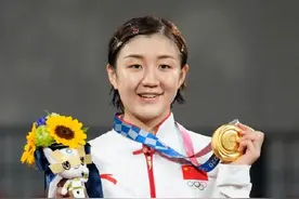 陈梦成国乒队史首夺女单奥运冠军年龄最大球员图片