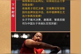 8月3日观赛指南：跳水双保险出击 皮划艇体操冲金图片