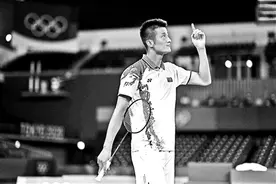 谌龙带着遗憾告别奥运图片