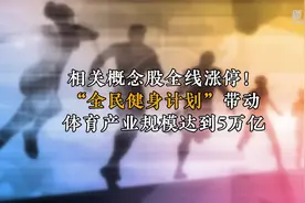 相关概念股全线涨停！“全民健身计划”将带动体育产业规模达到5万亿视频封面
