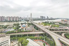 鹤洞大桥全封闭施工图片