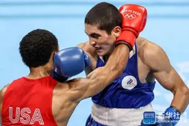 拳击——男子57公斤级决赛：俄罗斯运动员巴特尔加济耶夫夺冠图片