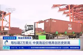 中美海运价格再创历史新高：每标箱超2万美元，企业一箱难求图片