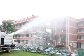 厦门市滨东小学今日开始拆除图片