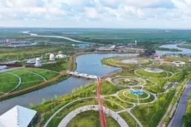 实地探秘！上海天文馆旁又一地标：超50万㎡的沪上最大海绵公园“星空之境”面世图片