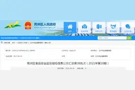 浙江省嘉兴市秀洲区公示38批次食品安全监督抽检信息（2021年第18期）图片