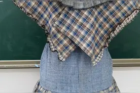 大开眼界！00后男生爱设计Lolita裙，还用崇明土布制作了成衣图片