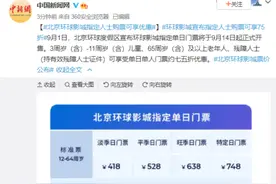 北京环球影城宣布指定人士购票可享75折图片