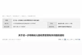 市发改委发布通知！进一步明确幼儿园收费管理有关问题图片