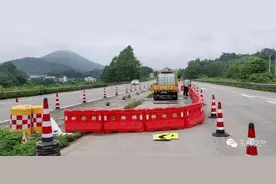 半幅双向通车！广昆高速兴业至玉林段开始封闭施工图片