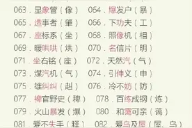 知识帖！最常见的1000个错别字图片