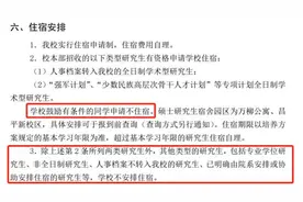 好惨！这些院校全日制研究生也不提供宿舍了图片