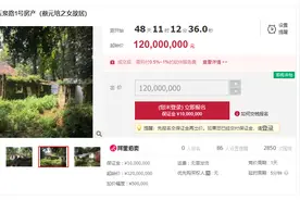 「今日杭州」1.2亿元起拍 杭州西湖边蔡元培女儿故居将拍卖图片