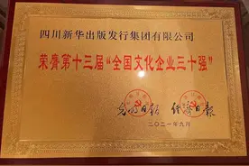 第十次！四川新华出版发行集团入选第十三届“全国文化企业30强”图片