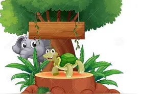 耐耐老师讲故事 |《乌龟和大象比力气》图片