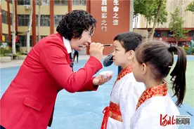 石家庄市东风西路小学举行2021年“开笔礼”仪式图片