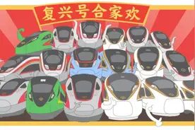 新版复兴号证件照来了！猜猜哪款车型最快最长图片