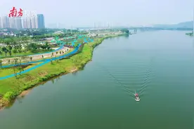 滩涂变公园！国庆首日，清远北江南岸公园全段贯通图片