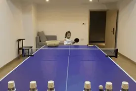 5岁萌娃的国球梦：长大后想成为运动员，得第一名图片