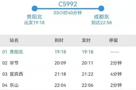 别耽误行程！眉山东站列车运行有不小的变化……图片