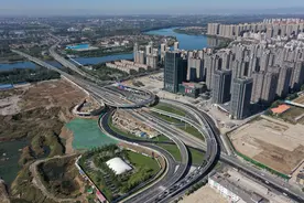 京津冀在行动｜通燕高速燕郊出口立交枢纽通车图片