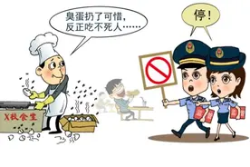 湖北发布“校园食品安全”系列漫画图片
