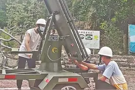 烟炉+火箭弹，厦门昨日开展人工增雨催下甘霖图片