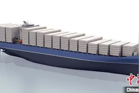 中国船舶外高桥造船再获10艘7000TEU集装箱船造船合同图片