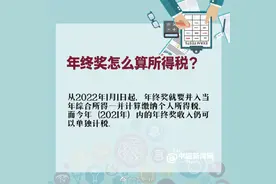 事关你的年终奖！年前年后发年终奖扣税或差很多图片