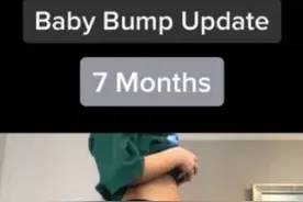 女子怀孕时肚子偏小被怀疑弄假图片